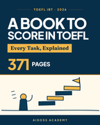 A Book to Score in TOEFL — Aidoss Academy cover